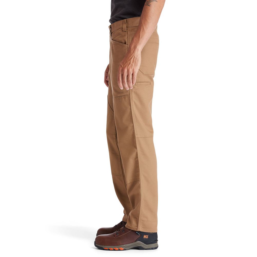 Timberland Mens Pants PRO® 8 Series Utility with Knee Overlay - Brown - India QH4803269